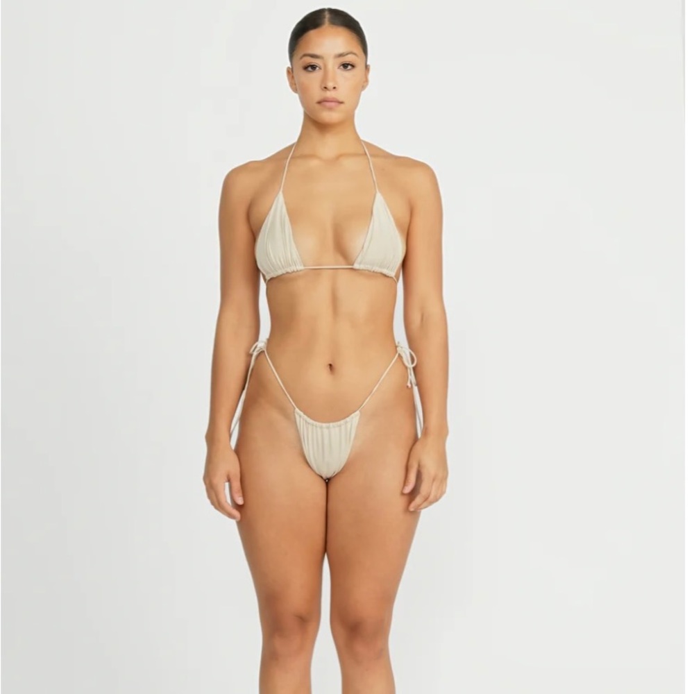 NWT Bixi Top by Riot Swim in Coconut - M